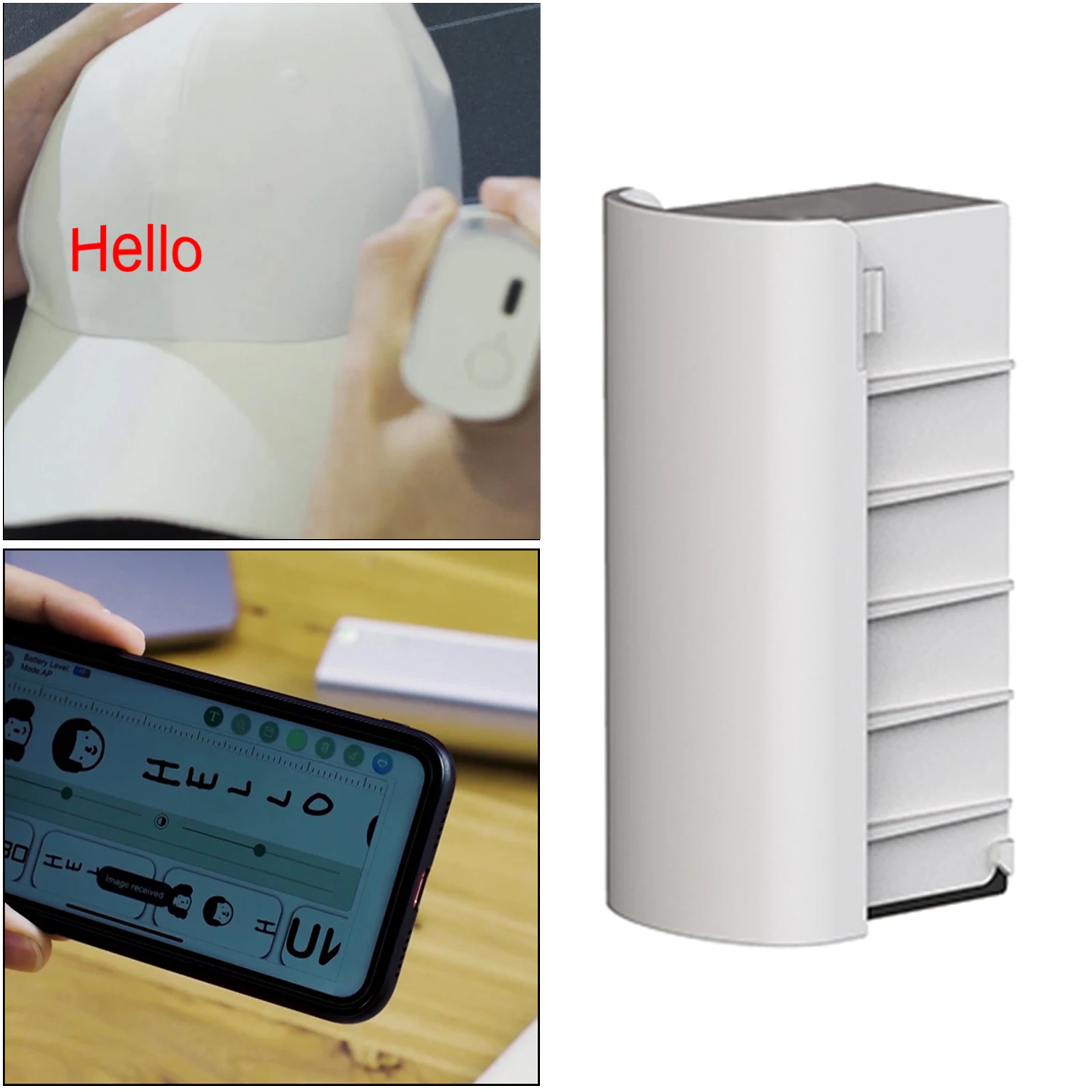 Printing Pen Handheld Printer Mini Inkjet Tattoo Printer Use with APP Note Customized Text Printing Tool DIY Logo Gift