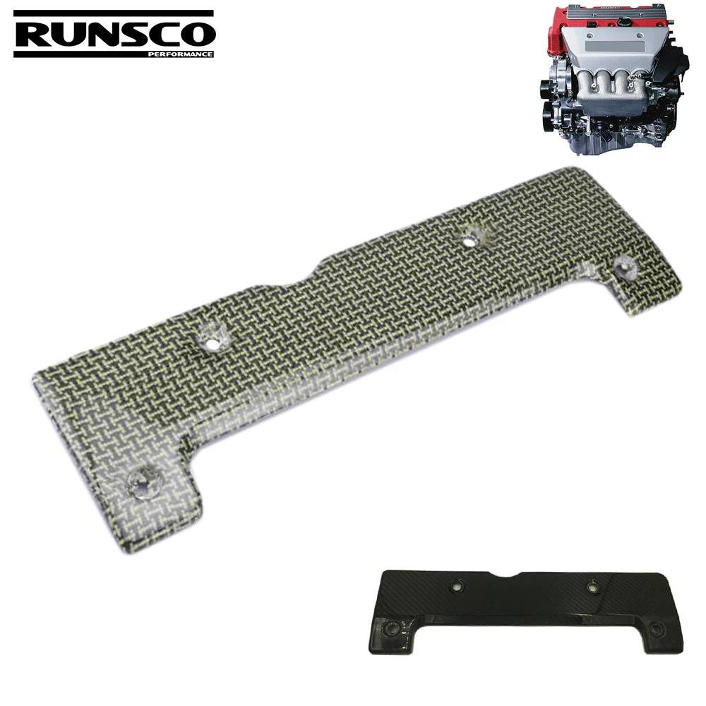 Cubierta de bujía de fibra de carbono para Honda Civic 06-11, K20 y K24, motor Acura RSX TSX Tipo R DC5