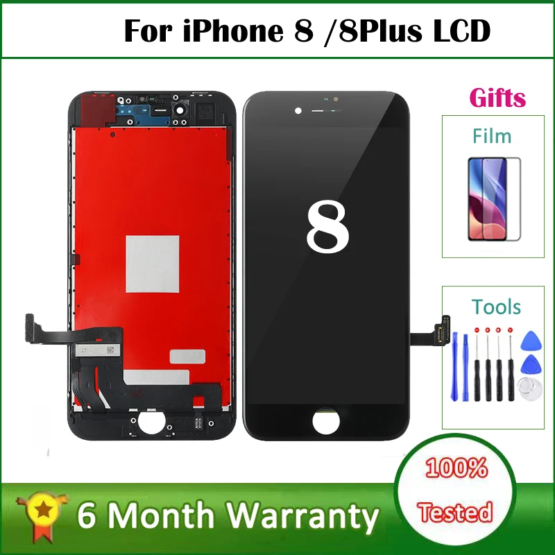 Replacement For iPhone 8 LCD Screen Digitizer Assembly with Display Touch For iphone 8 plus LCD For iphone 8+ LCD Screen