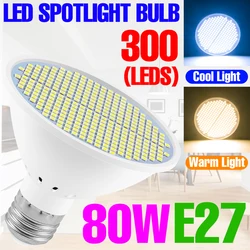LED Bulb E27 Spotlight 220V Lamp 30W 50W 80W Warm White Light Bulb LED Chandelier 110V Ceiling Lamp For Home Living Room Bedroom