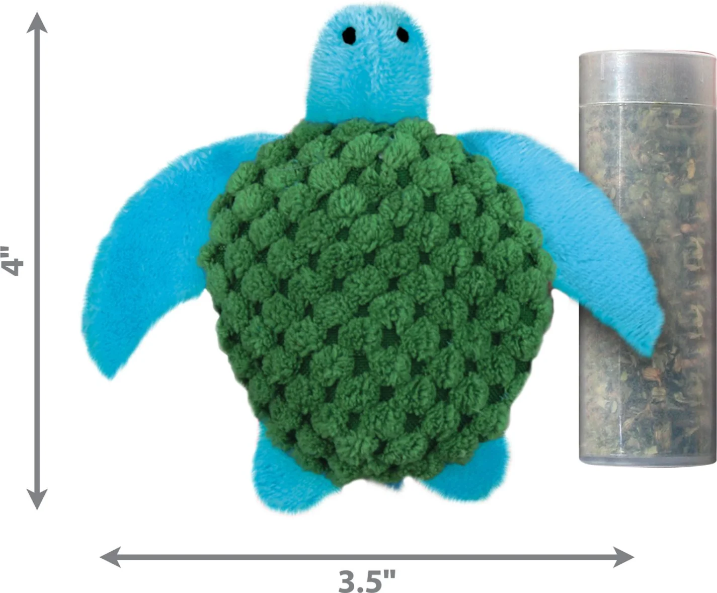 KONG Refillable Turtle Catnip Cat Toy