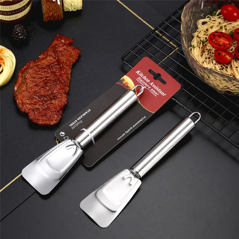 1pc Fridge Ice Scraper Stainless Steel Freeze Deicers Kitchen Household ICES Removal Defrosting Deicing Shovel