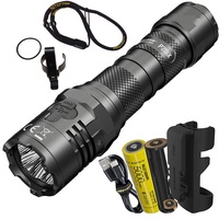 NITECORE P20iX Powerful Flashlight  XP-L2 4000 LM USB-C Rechargeable Outdoor Lighting with 21700 Battery for Self-defense