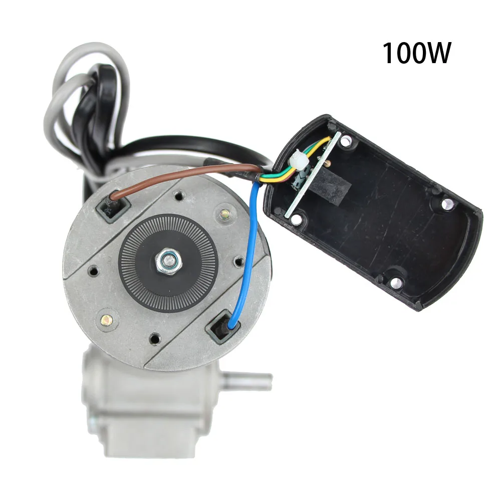 Imagem -02 - Único Sinal 100w Duplo Sinal Sem-fim Engrenagem Redutor Hall Codificador Motor Adequado para Portas Automáticas do Hotel Dc24 60w