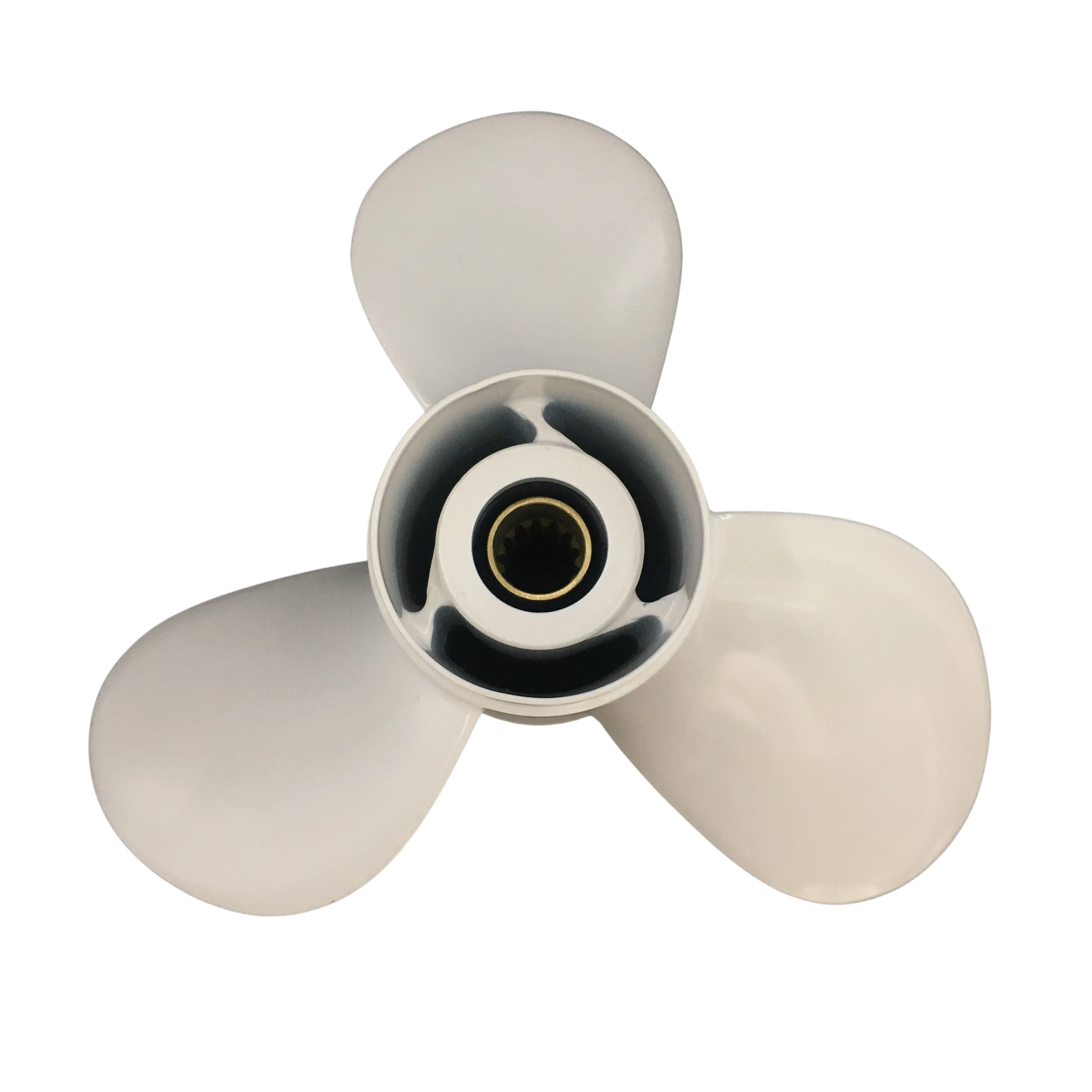 Boat propeller suit for Yamaha 11x15 aluminum prop 40-55HP 3 blade 13 tooth RH OEM No: 69W-45943-00-EL