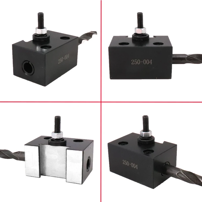 Cambio rapido Tool post 250-000 cuneo GIB tipo Cuniform tipo 6 pz/set portautensili per tornio utensili cambio rapido toolpost
