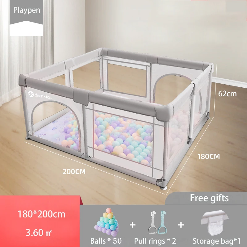 

Baby Playpen Anti-collision Children Safety Fence Kids Indoor Playground Baby Park Ball Pool Newborn Safety Barriers 0-6 Years