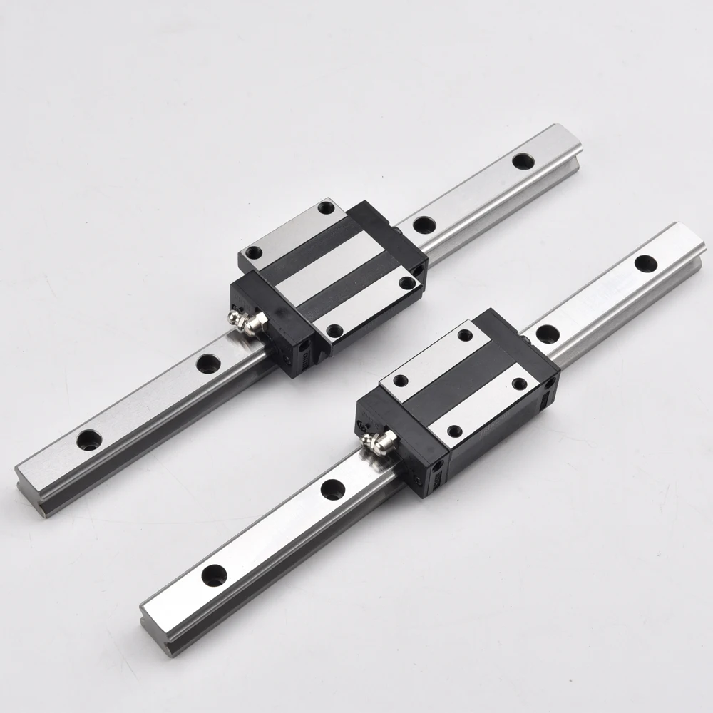 HGW15 HGW20 HGW25 HGW30 heavy linear rail slide 1pc HGW15 linear guide 1pc HGW15 carriage CNC 3D Printer Customizable Any Size