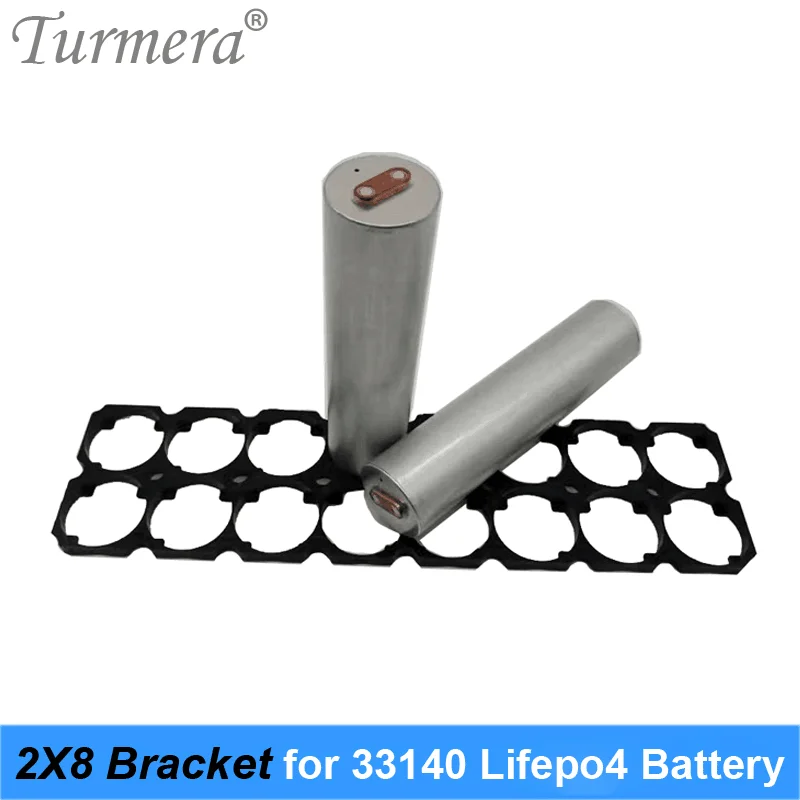 Turmera 33140 3.2V 15Ah Lifepo4 uchwyt wspornika baterii 2X8 plastikowa średnica 33.4mm do akumulatorów systemy magazynowania energii słonecznej