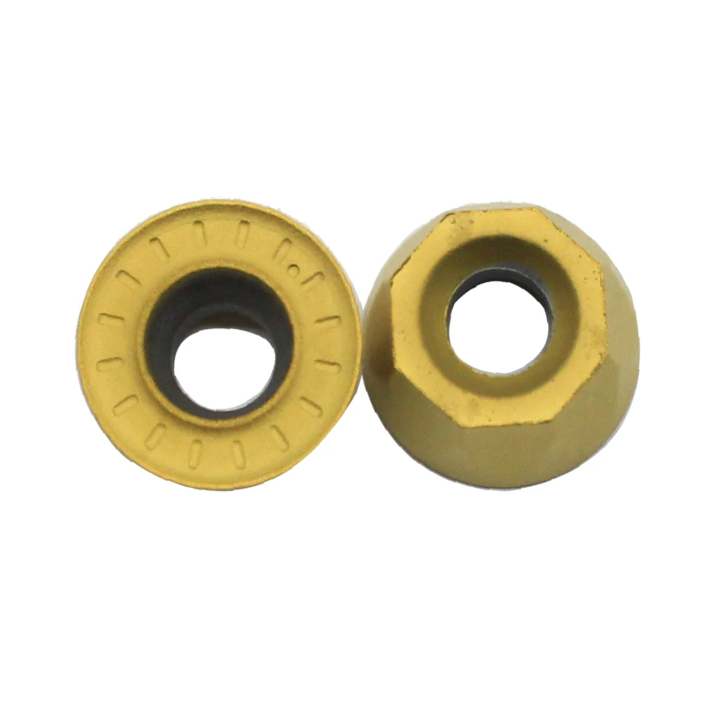 10 Pcs RPMT1204 M C TT9080 Eksternal Turning Alat untuk Baja Cermet Kelas Bubut Cutter Karbida Sisipan CNC Alat