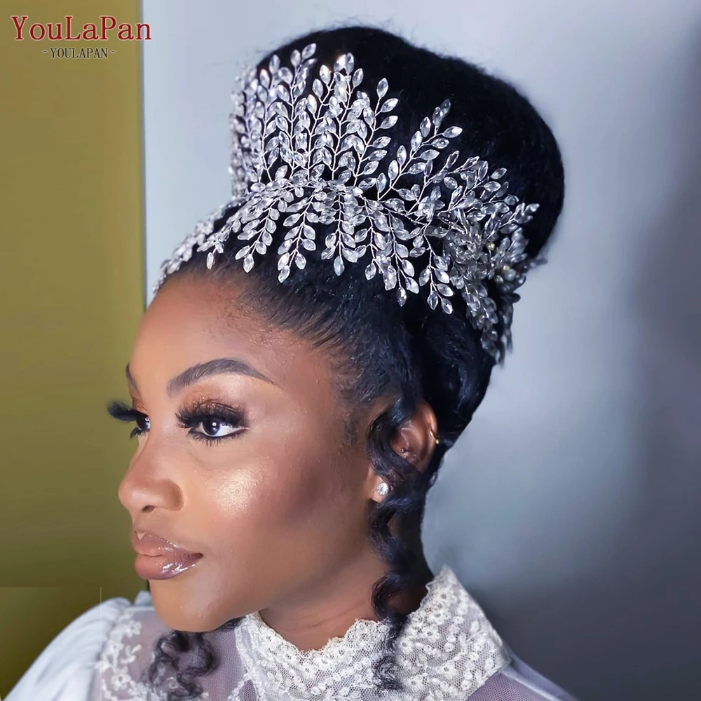 YouLaPan HP238 Wedding Hair Accessories Rhinestone Bridal Headband Elegant Women Tiara and Crown Girls Gifts Headdress for Party
