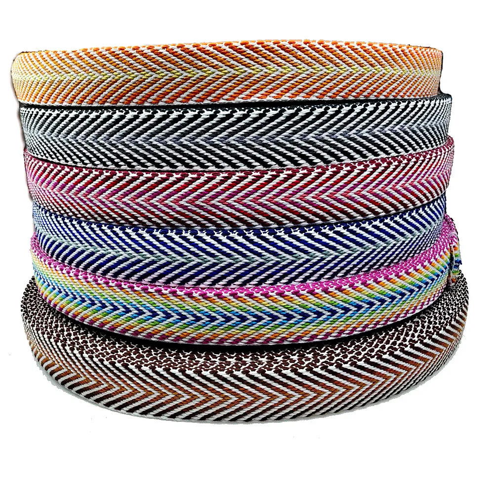 4cm Width Thicker Colorful Double Sided Cotton Webbing DIY Craft Sewing Tape Accessories For Gypsy Belt Bag Straps 1 yard