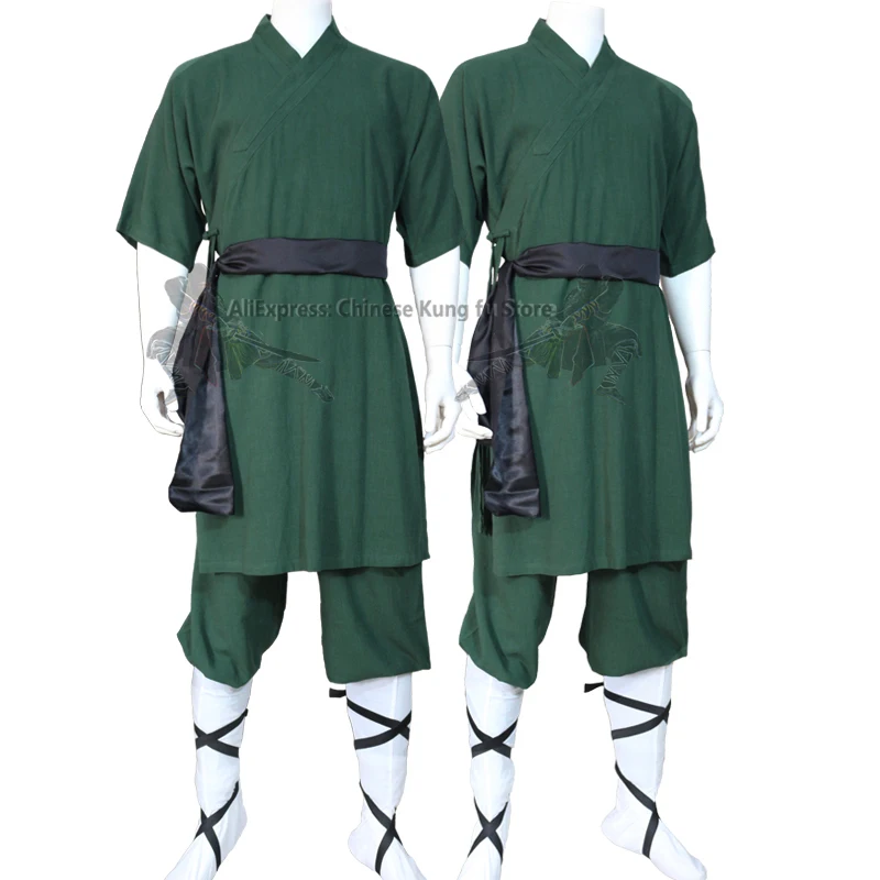 

Thick Cotton Shaolin Monk Uniform Kung fu Martial arts Suit Tai chi Wing Chun Clothes Custom Tailor Need Measurements