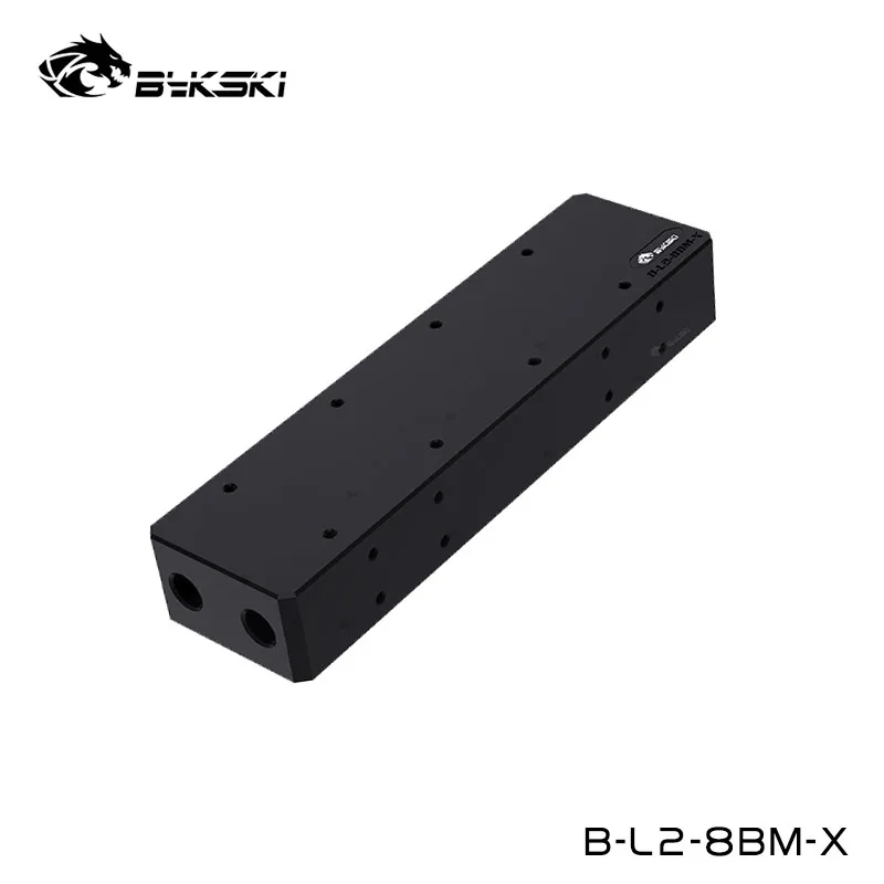 Bykski Multi Video Graphics Card Parallel Easy Build Block Head, 8 Cards Combined Connector,G1/4