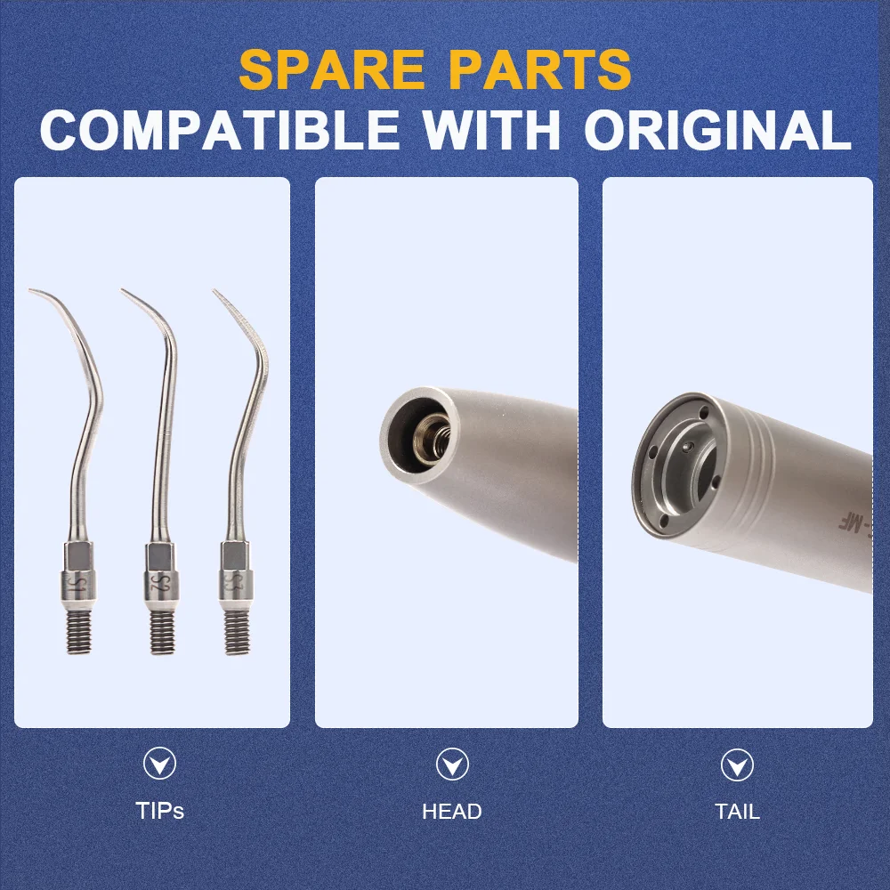 Escarificador ultrasónico de aire Dental, escalador de Perio sónico con 3 puntas, máquina de limpieza de dientes no óptica S970K