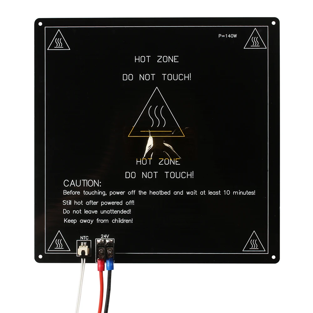 Imagem -05 - Placa Lerdge-hotbed para Impressora 3d mm Placa de Alumínio Plataforma de Aquecimento Mk2a Acessórios 410 mm para Cr10 s4