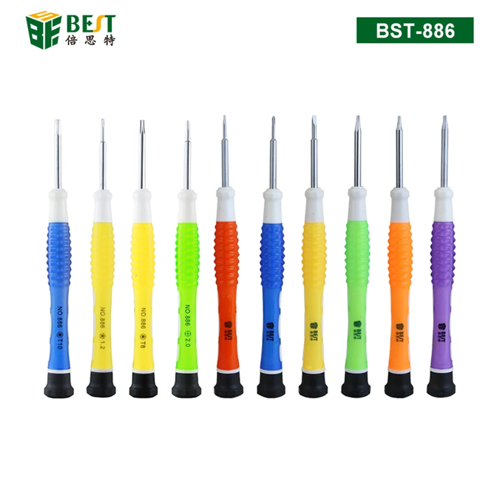 1Piece Screwdriver P2 P5 0.8 1.2 Pentalobe 1.5 2.0 Phillips 2.0 Flatted T4 T5 T6 T8 T10 for Macbook Air / Pro Phone Repair Tools