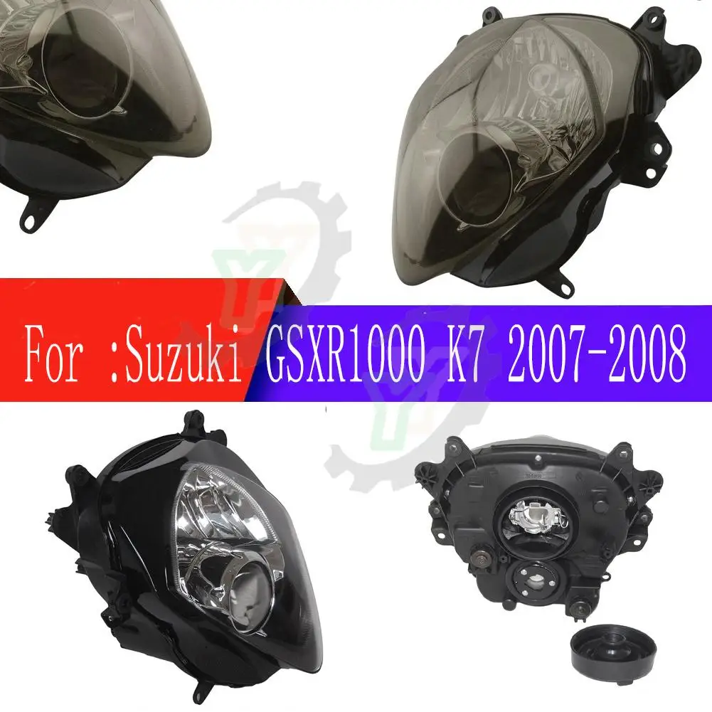 Motorcycle Accessories Front Headlight Headlamp Head Light Lighting Lamp For Suzuki GSXR1000/GSXR 1000/GSX-R1000 K7 2007-2008