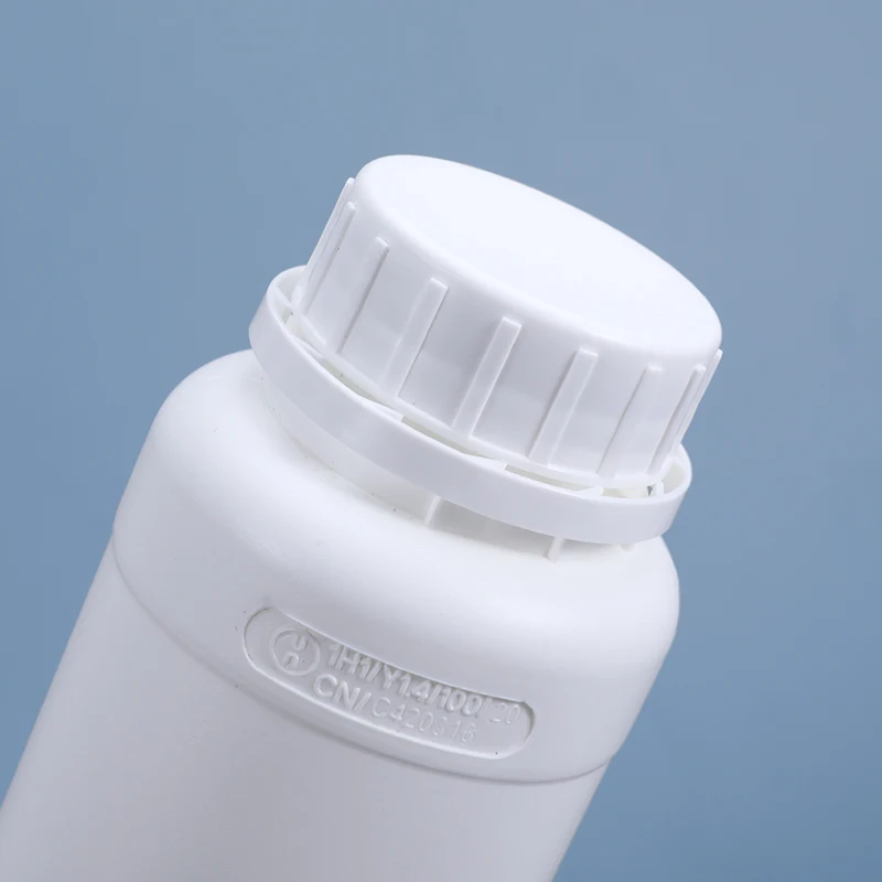 5PCS Empty 200ml Fluorinated Bottle Airtight Plastic Bottle for Chemical Solvent Acid and Alkali Resistant Container 5PCS