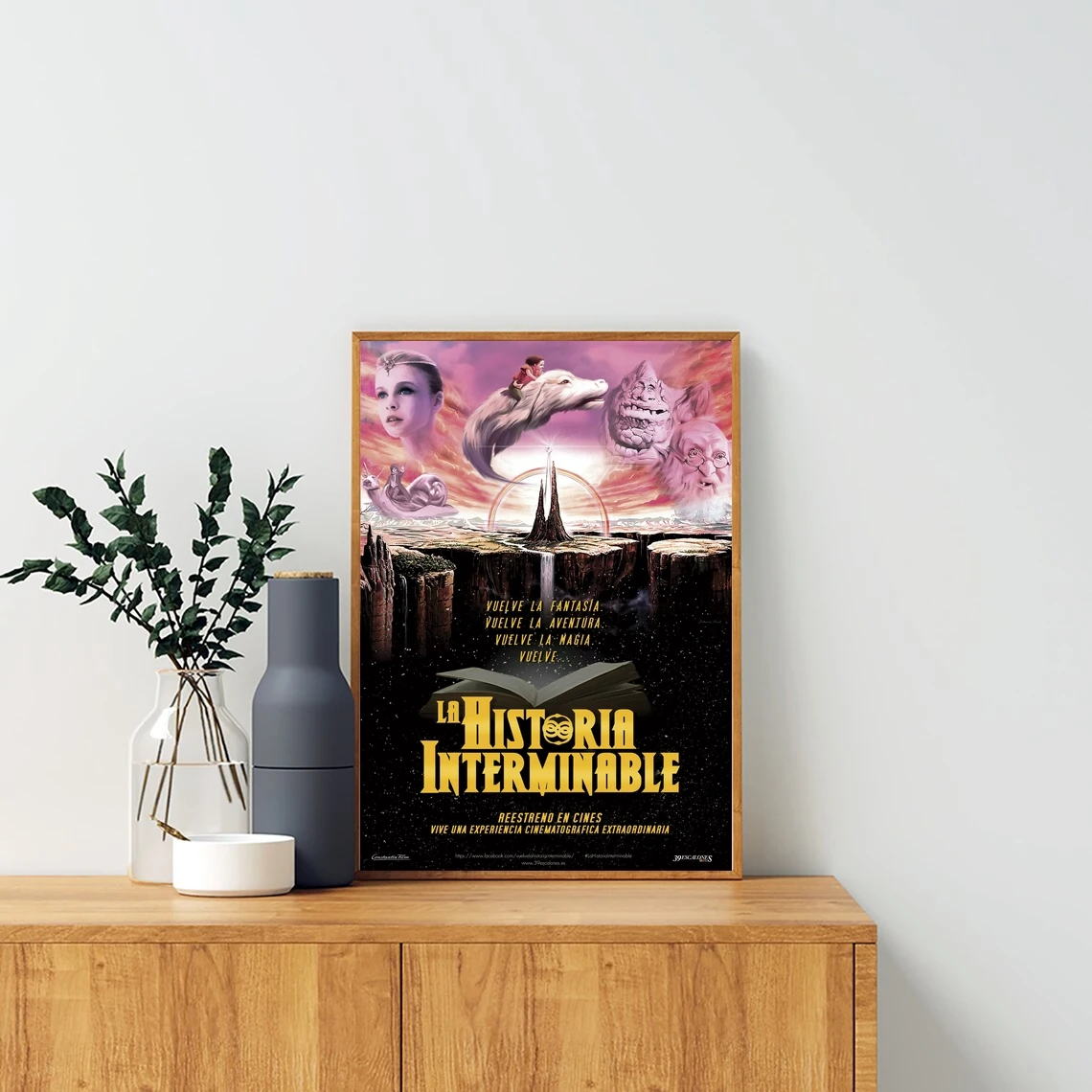 The NeverEnding Story Movie Poster Canvas Print Art Modern Living Room Home Decoration (No Frame)