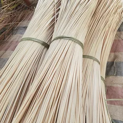 2mm 3mm 5mm Diameter 500g Natural Indonesian Real Rattan Core For Chair Repairing Basket