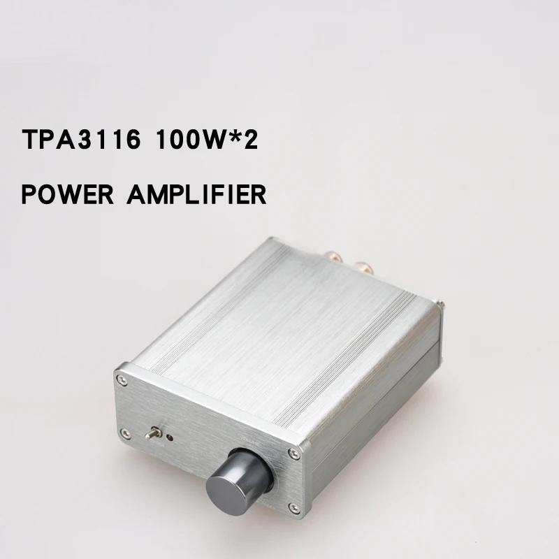 DIYLIVELIVE AUDIO Mini digital power amplifier TPA3116 2.0 100W*2 amplifier stereo pure hi-fi amplifier bluetooth 4.2 select
