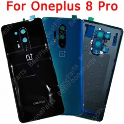 For Oneplus 8 pro One Plus 8Pro Battery Cover Door Case Housing Back New Rear Panel Repair Replacement Spare Parts