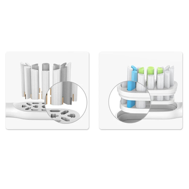 Testine per spazzolino per T300 T100 T700 testine ricambio elettriche intelligenti pulizia sbiancamento sano