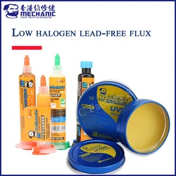 MECHANIC environmentally friendly halogen-free no-cleaning flux paste UV10 UV50 UV80 rosin welding SMT electronic syringe flux