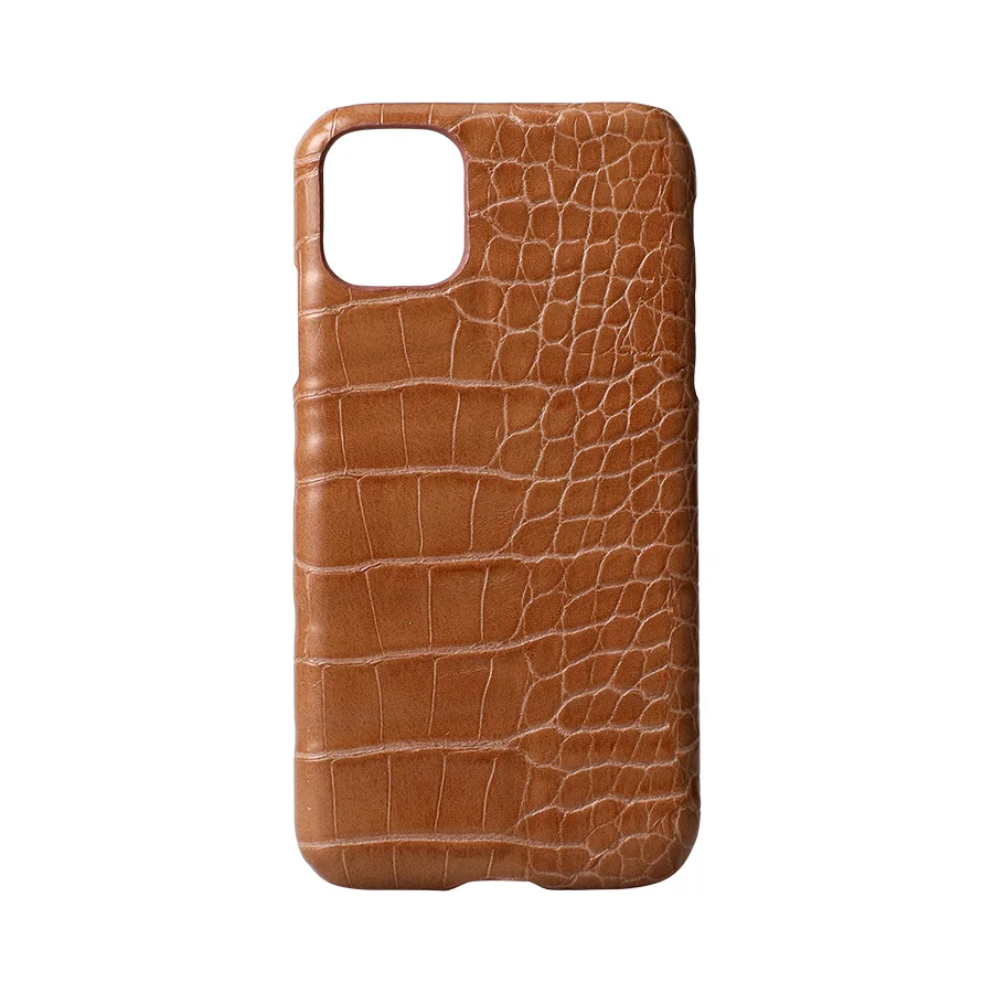Andmade-leather case for iPhone 7, 8 Plus, XS, 11, 12 mini, 13 Pro Max, XR, se 2020, classic crocodile pattern