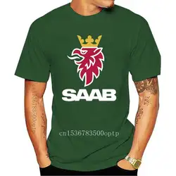 T-shirt humoristique avec logo Saab pour homme, produit scopique