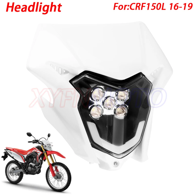 

Motorcycle 2021 New LED Headlight Headlamp Head Lamp Light For HONDA CRF150L CRF 150L 2016 2017 2018 2019