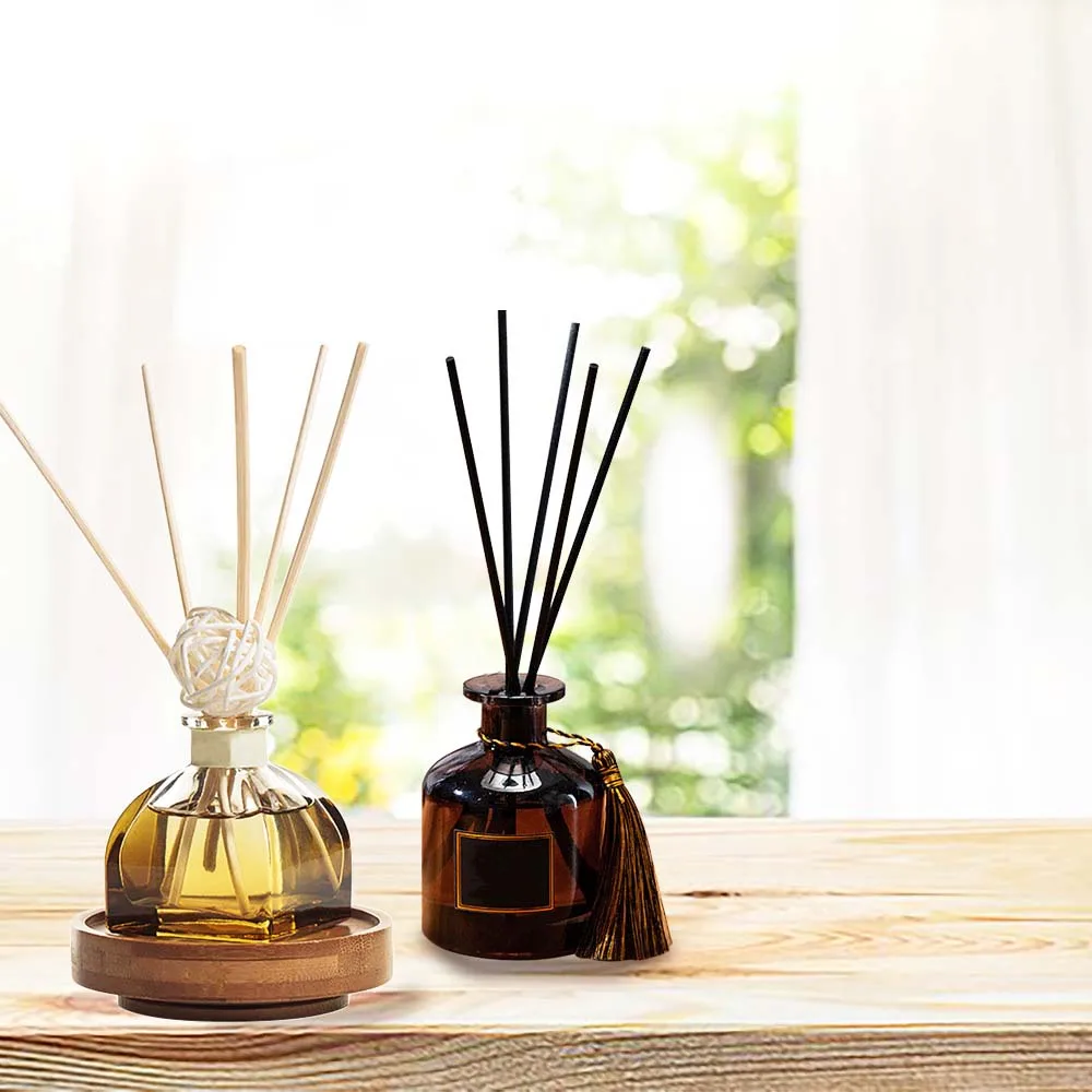 50ml Reed Diffuser Sets With Natural Sticks Glass Bottle And essential Scented Oil Perfume Set Home Fragrance Decoration Office