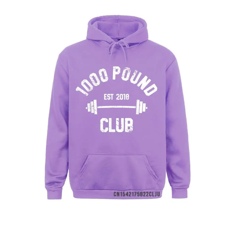 Comfortable 1000 Pound Club Member Est 2018 Powerlifter Warm Hoodies For 2021 Newest Winter Men Sweatshirts Sportswears