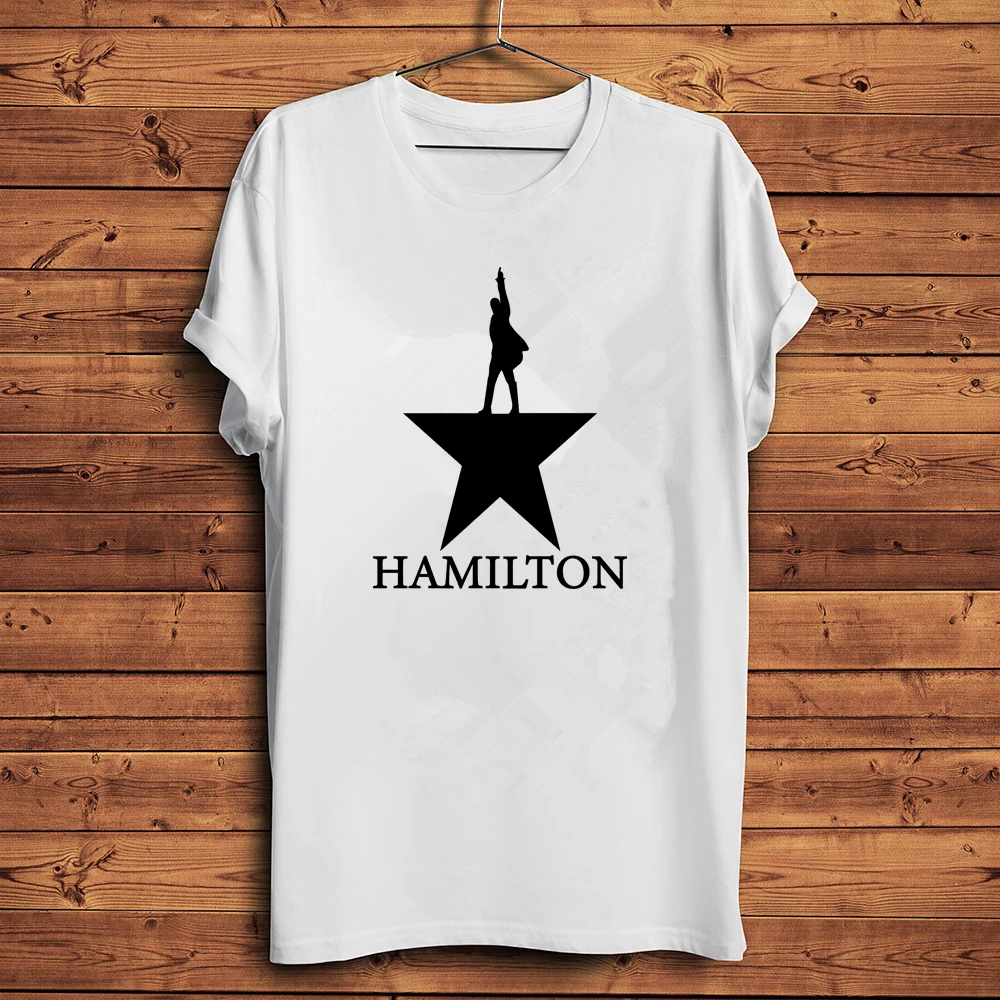 Golden Alexander Hamilton T-Shirt Broadway Musical Hamilton Shirt Rise Up Tee Gift for Fans Hipster Tops