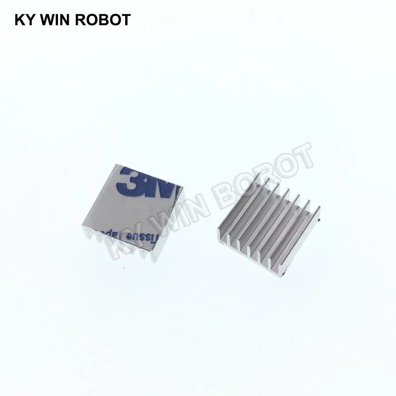 5Pcs Mini Adhesive Aluminum Radiator Heatsink Heat Sink 14x14x6mm Cooler For 3D Printer Stepper Motor Driver VGA RAM LED IC