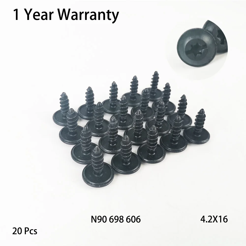 20pcs Car Fender Screw for VW Audi 4.2X16 N90698606 N90 698 606