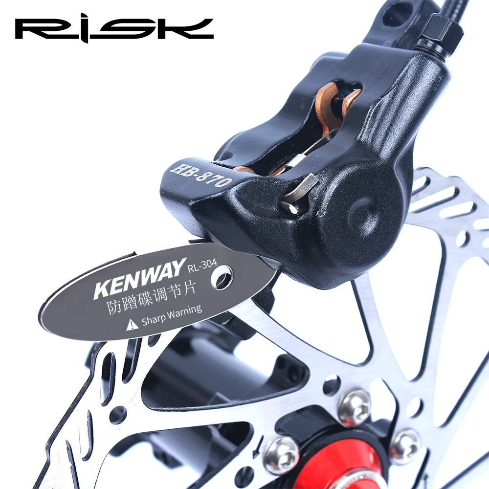 RISK KENWAY Bicycle Disc Brake Pads Adjusting Tool MTB Mountain Bike Brake Adjustment Pads Stainless Steel Cycling Repair Tools