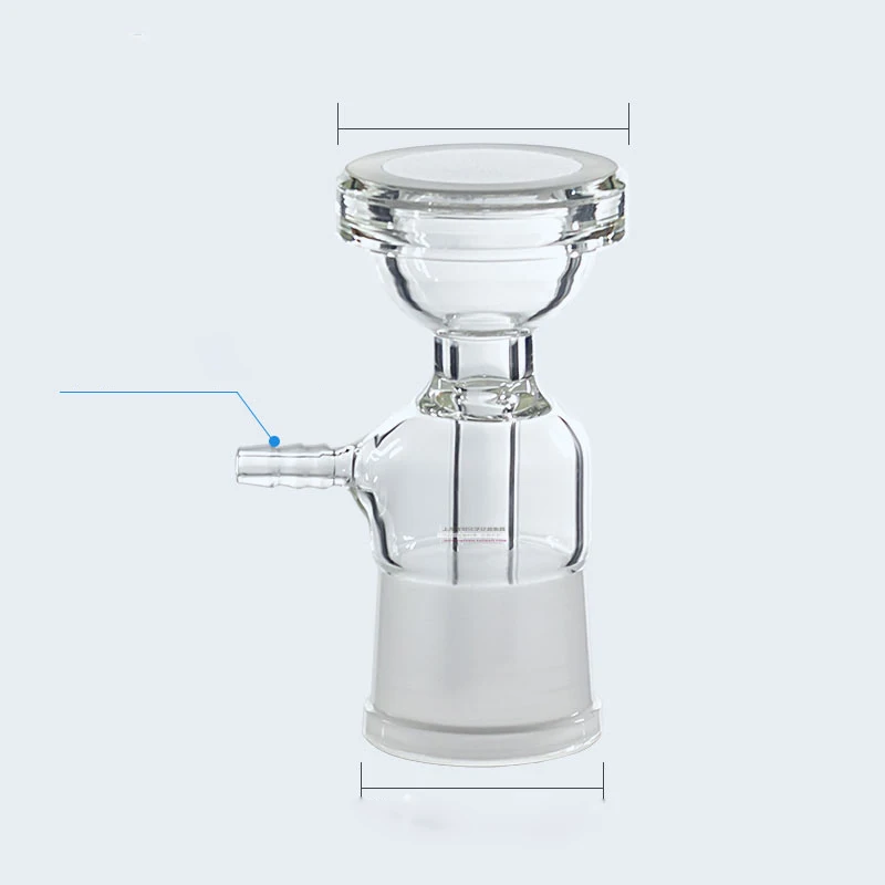 1000mL Vacuum Filtration Apparatus with Rubber Tube Glass Sand Core Liquid Solvent Filter Unit Device Laboratory Equipment