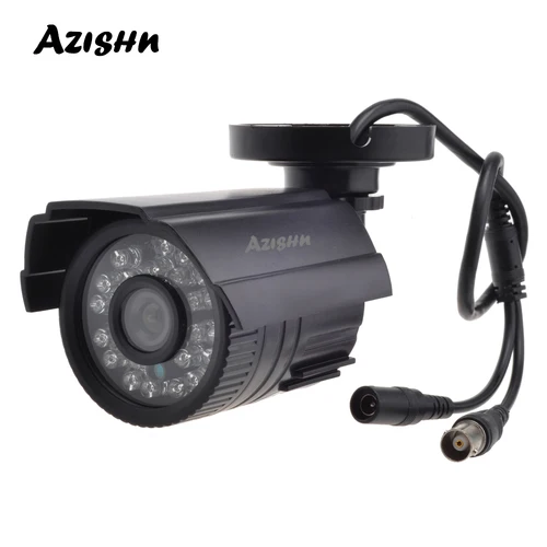 Imagen 1 del producto AZISHN-cámara CCTV 800TVL/1000TVL, filtro de corte IR, 24 horas, visión diurna/nocturna, cámara de vigilancia tipo bala IR impermeable para exteriores