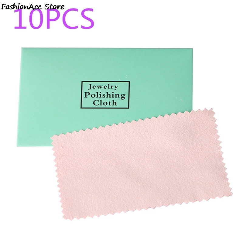 DIY Making tools Jewelry accessories 100x63mm 10 PCs NewGold Jewelry Cleaning Cleaner Polishing Cloth Jewelry Anti Tarnish