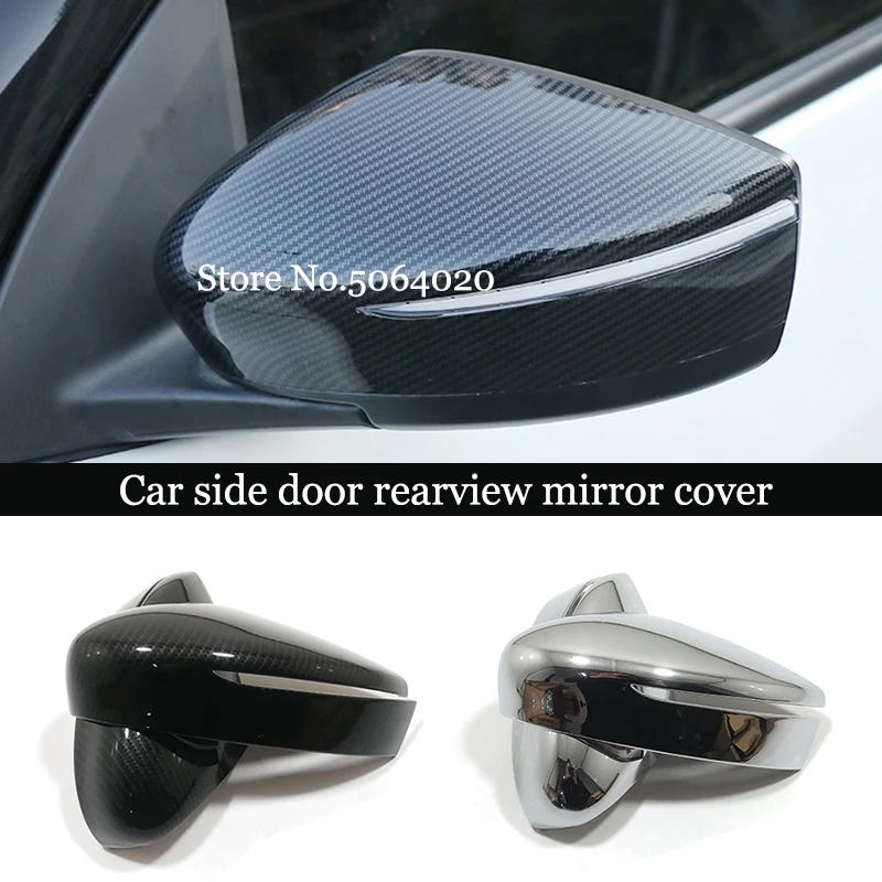 ABS Chrome For Nissan Note E12 Hatchback 2016-2020 Accessories Car rearview mirror cover Sticker Cover Trim Car styling 2pcs