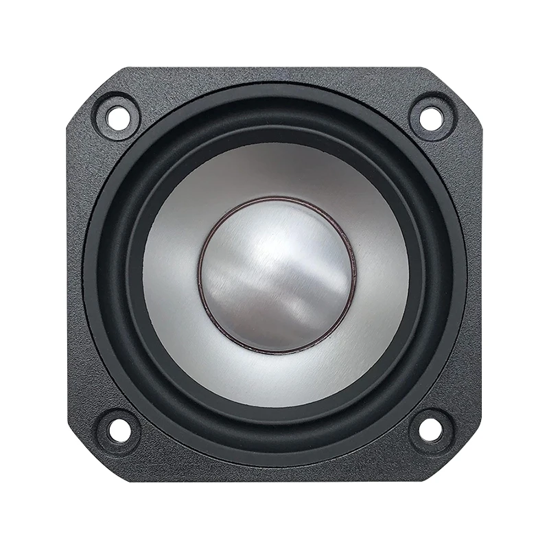 2.5นิ้ว4โอห์ม/8ohm20W ลำโพง Full Range 25ขดลวดเสียงอลูมิเนียมกรวยสแควร์ HIFI ทวีตเตอร์เสียง & วิดีโอลำโพง2Pc