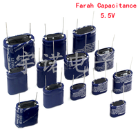 1PCS Farah Capacitance 0.22F  0.47f  1F  1.5f  2f  4f  5F  10F  5.5V Super Combination Capacitor High Quality