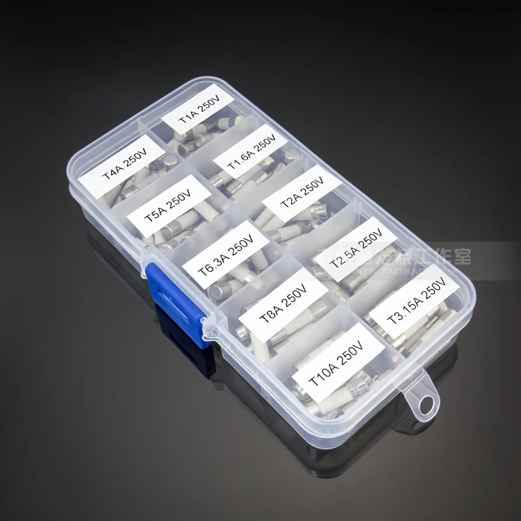 

Boxed LittelFuse 215 Series Ceramic Insurance Tube Pack 1-10A Set 5x20mm 10values