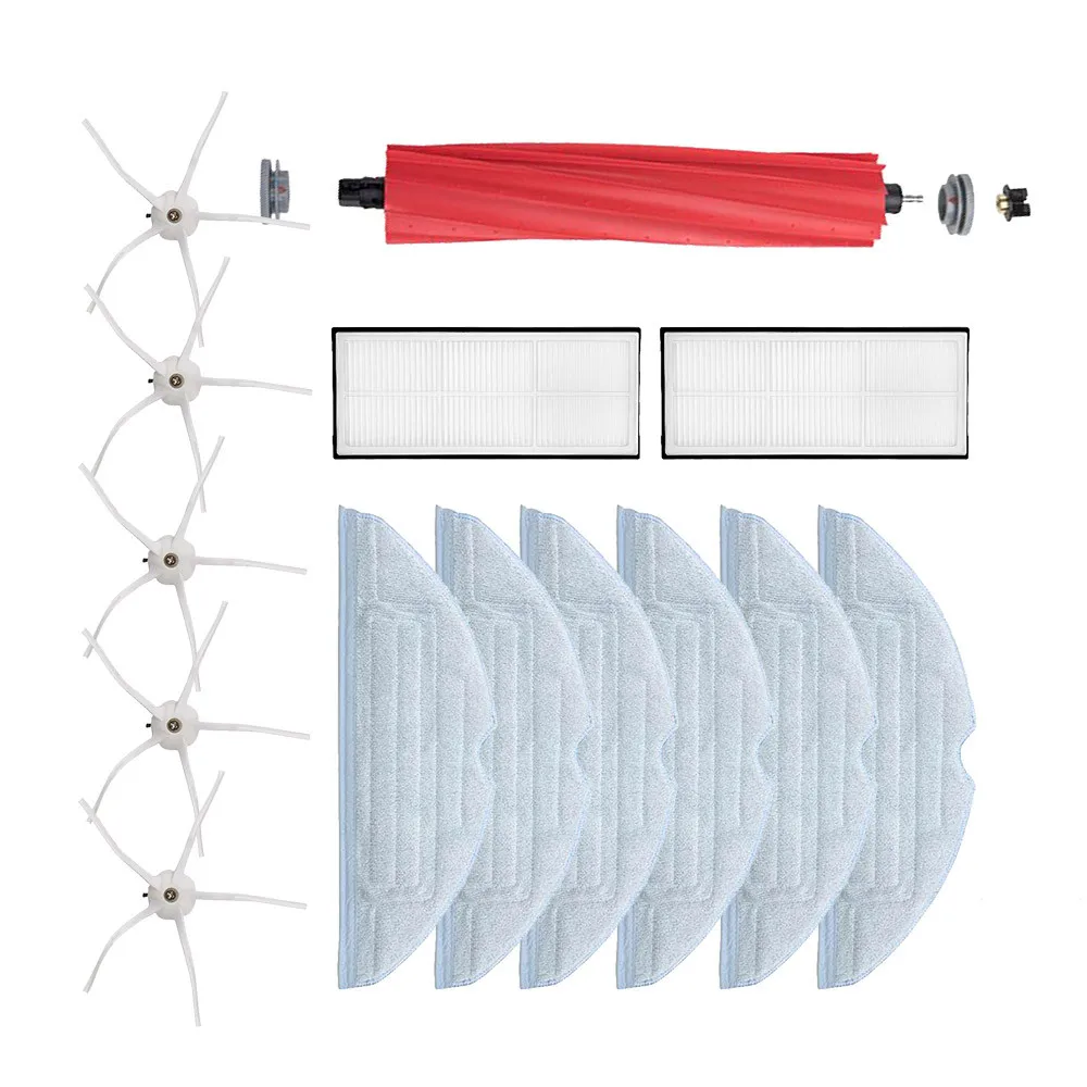 Microfibra esfregando panos escova principal filtro hepa para xiaomi roborock t7 t7s t7plus t7splus s7 e s7max s70 s75 peças