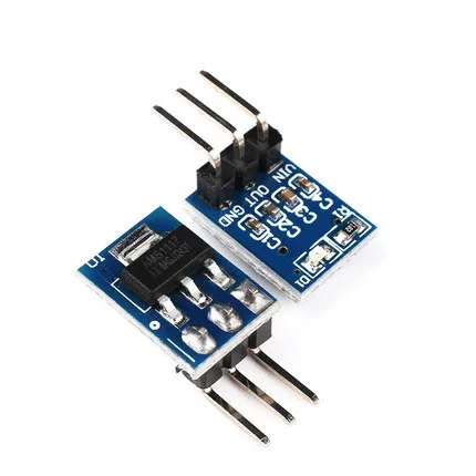 10pcs/lot DC 5V to 3.3V Step-Down Power Supply Module AMS1117-3.3 LDO 800MA