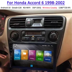 Android Car Dvd For Honda Accord 6 1998 1999 2000 20012002 Radio Multimedia Headunit Tape Recorder Carplay Gps Navigation Stereo