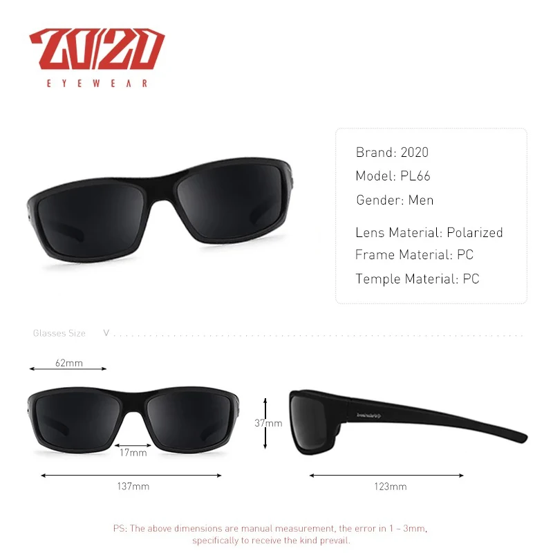 Vintage Sunglasses Men Polarized Driving Muti Color Glasses Male Sports Sun Glasses Day Night Vision Driver's Eyewear