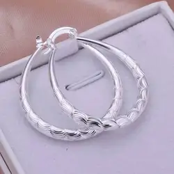 Crochet de mariage en argent regardé 925 pour femme, belle boucle d'oreille, bijoux de haute qualité, cadeau mignon, livraison gratuite, mode